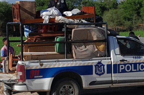 Violento desalojo de familia campesina en San Carlos