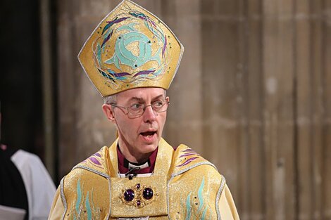 El arzobispo Justin Welby tuvo que renunciar.