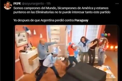 Tras la derrota de Argentina ante Paraguay, las redes se llenaron de memes