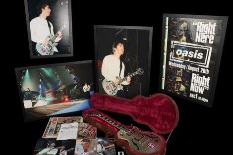 Oasis-manía: una guitarra de Noel Gallagher se vendió por más de 286.000 dólares en una subasta