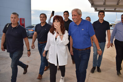 Así arribó CFK a Santiago