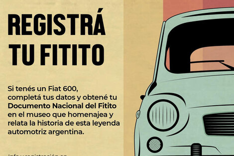 Lanzan un Documento Nacional del Fitito para todos los que tengan un Fiat 600