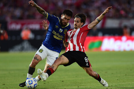 En el partido de los últimos campeones, Estudiantes y Central igualaron 1  a 1