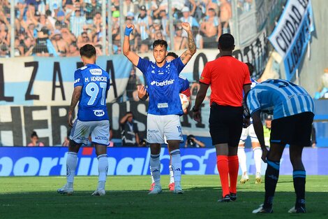 Kaio Jorge, autor del descuento de Cruzeiro