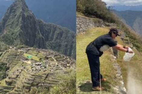 Según el jefe de Machu Picchu, no pudieron denunciar el hecho porque la legislación local no contempla sanciones por esos hechos