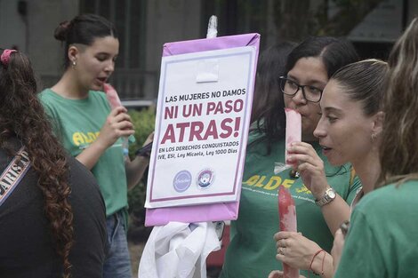 Durante la movilización se leyeron reclamos a "todos los gobiernos".