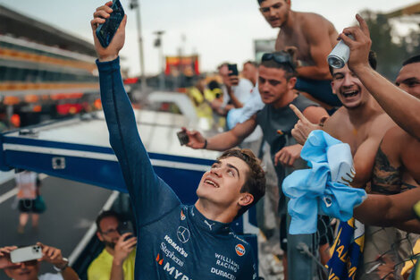 Colapinto valoró el cariño de los fans en todas las carreras