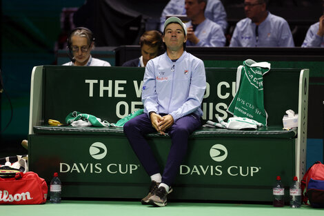 Coria en la soledad del banco argentino en la Copa Davis