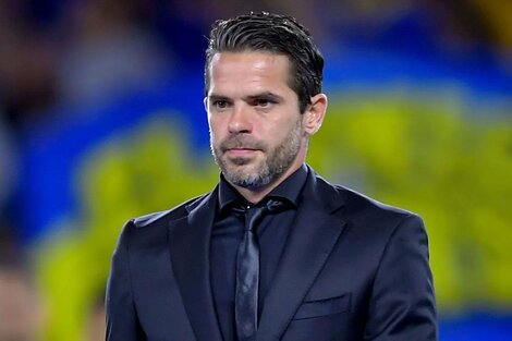 Fernando Gago, DT de Boca. 