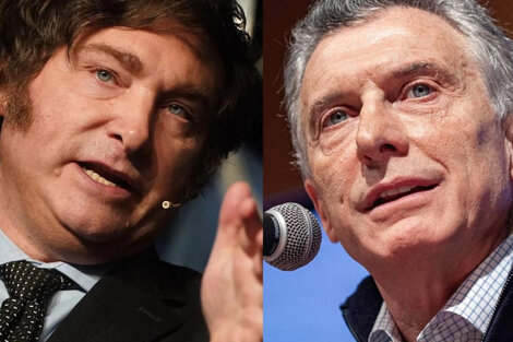 Macri y Milei, cada vez más lejos.