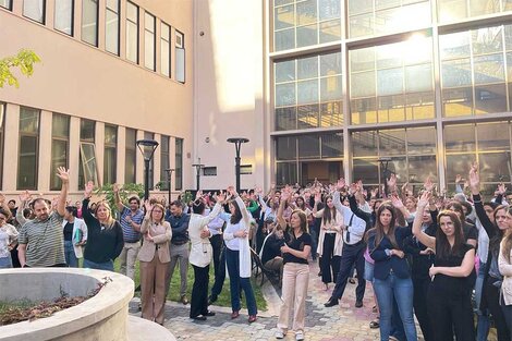 Personal judicial votó ayer en una asamblea en Tribunales. (Fuente: Gentileza)