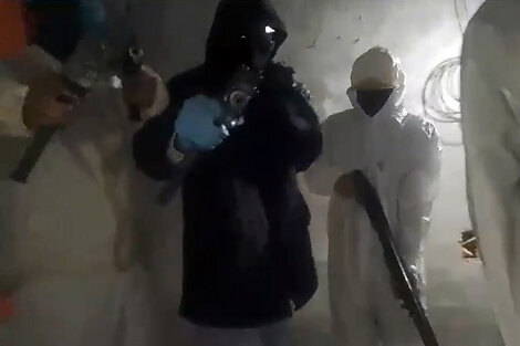 El domingo se difundió un video con amenazas. (Fuente: Capturas de video)