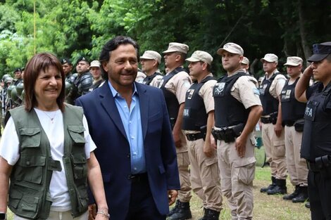 Arranca el control de Prefectura Naval en la frontera norte | Bullrich y Sáenz lanzaron el Plan Güemes en Aguas Blancas | Página|12