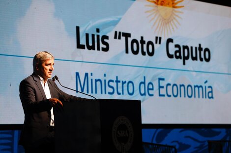 “Cada vez más cerca de bajar el ‘crawling peg’ al 1 por ciento", adelantó el ministro de Economía, Luis Caputo.
