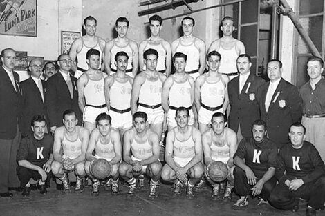 El seleccionado de básquet campeón del Mundial Argentina '50.