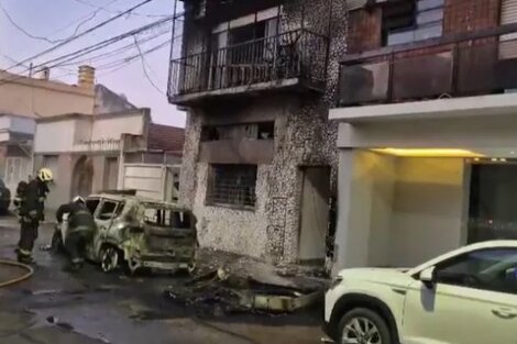 Parque Chas: al menos seis heridos tras explotar dos autos