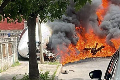 Nueva tragedia aérea en pleno San Fernando