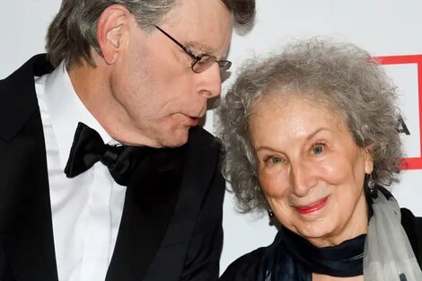 Stephen King y Margaret Atwood (Fuente: Archivo)