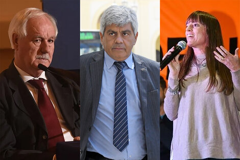 Weder, Baclini y Zabalza, candidatos a la Corte santafesina. (Fuente: Imagen web)