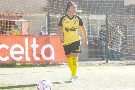 Fabiana Vallejos, durante su paso por Coquimbo Unido de Chile.