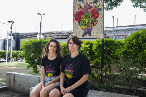 Fabi Puebla y María Luján Rossi, sobrevivientes de Cromañón.