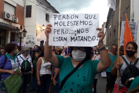 Lucha de las mujeres contra los femicidios en Salta