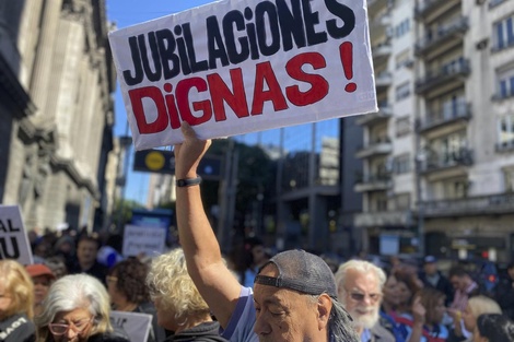 Los jubilados fueron una de las principales víctimas del ajuste de Javier Milei.