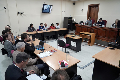 La audiencia se realizó en tribunales federales. (Fuente: Alan Monzón.Rosario3)