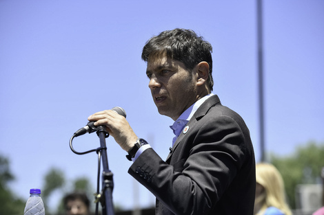 Axel Kicillof salió con los tapones de punta contra el gobierno nacional.