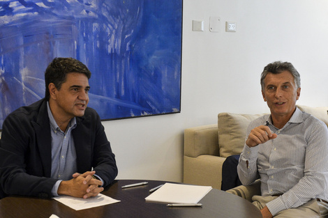 Mauricio Macri junto a su primo y delfín político en la Ciudad, Jorge Macri.