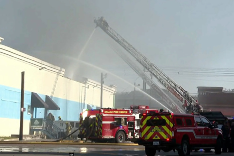 Los bomberos trabajaron en vano.