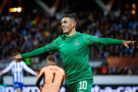 Matías Tissera viene de jugar en Bulgaria