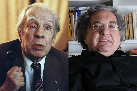 Jorge Luis Borges y Ricardo Piglia. 