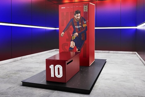 El locker donde Messi guardaba sus objetos personales será subastado