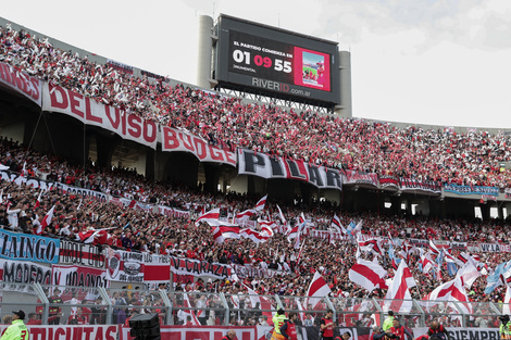 La hinchada de River suele copar el Monumental en cada partido