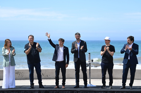 El año pasado, Kicillof lanzó el Operativo Sol a Sol en Miramar. 