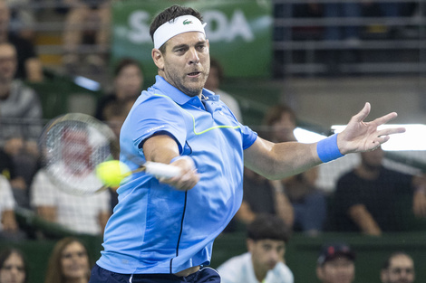 Del Potro se despidió de su gente en diciembre pasado, durante una emotiva jornada de la que participó Djokovic.