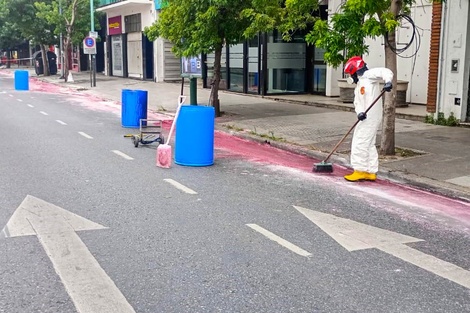 La zona fue evacuada en un radio de 50 metros y no hubo ni heridos ni intoxicados.