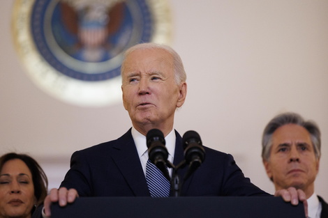 Biden celebró el alto el fuego en Gaza gracias a meses de "intensa diplomacia"