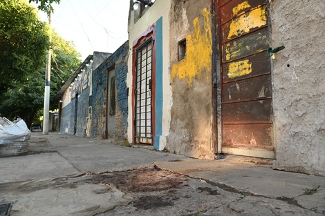 El frente de la casa de Esmeralda y Pasco donde se produjo el ataque homicida. 