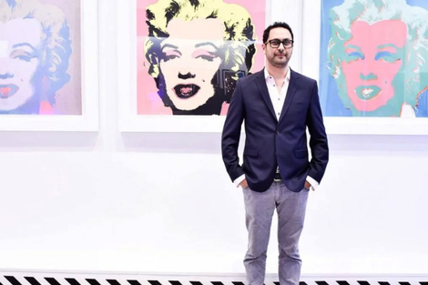 Ron Rivlin y los míticos retratos de Marilyn Monroe que realizó Andy Warhol.