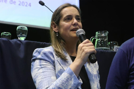 Andrea Sarnari estuvo en la reunión del jueves de la Mesa de Enlace. 