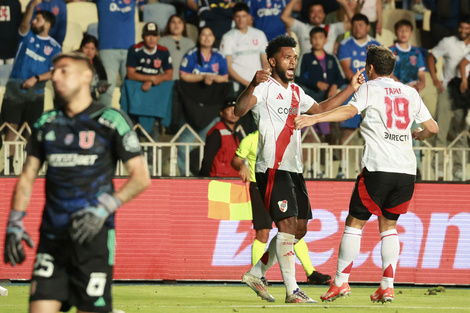 El colombiano Borja le dio la victoria a River 