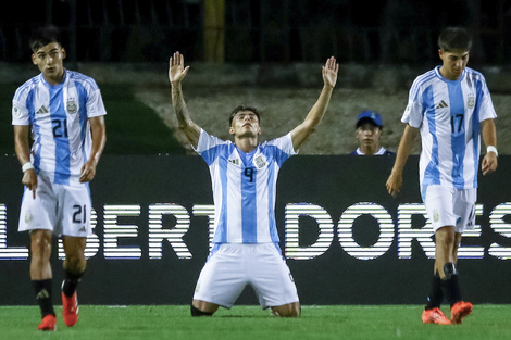 Ruberto, autor del cuarto de la paliza 6-0 de la Sub-20 a Brasil