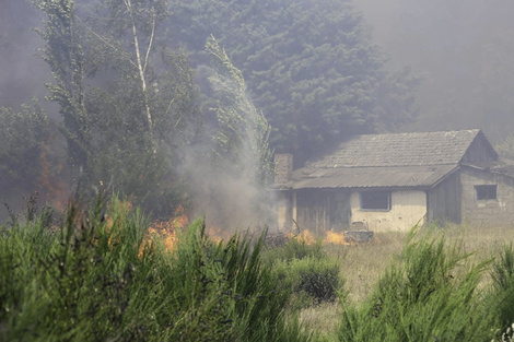 La Patagonia arde sin fin.