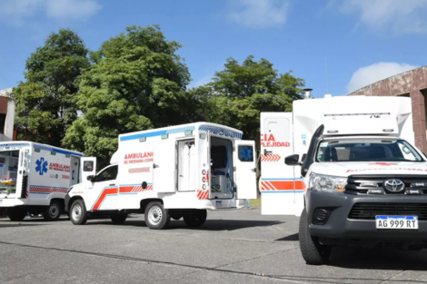 El gobierno destacó que sumará 130 ambulancias al sistema de salud 