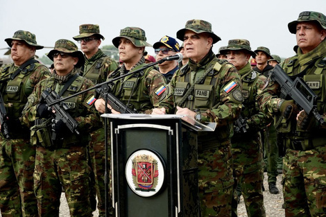 El ministro de Defensa venezolano, Vladimir Padrino López, presentó la operación militar en Catatumbo