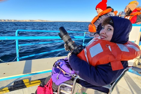 Nélida recomienda Puerto Madryn y alrededores como balnearios que están comprometidos con la accesibilidad (Fuente: Gentileza)