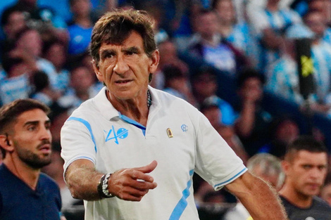 Gustavo Costas, DT de Racing. (Fuente: Fotobaires)