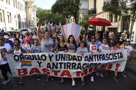 El sábado se hizo la multitudinaria marcha por las calles de Rosario. (Fuente: Andres Macera)